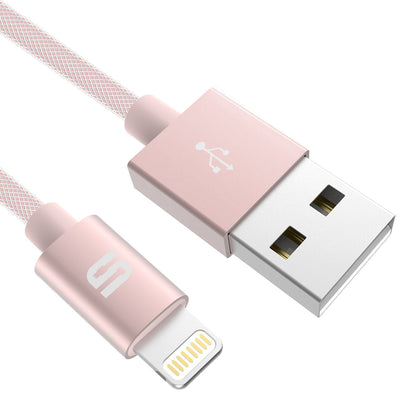 [Apple MFi Certified] Syncwire Rose Gold Lightning Cable 1 Meter - POPnCASE