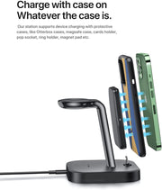 Intoval Charging Station for Apple Devices 3 in 1 - POP & CASE