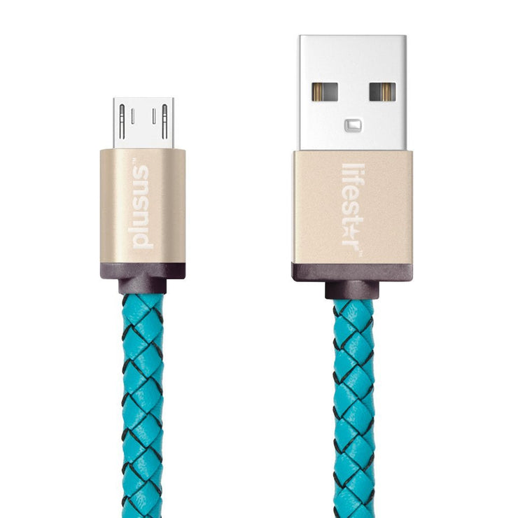 Cross Turquoise Cable 1 Meter (Android Devices) - POPnCASE