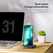 Intoval Charging Station for Apple Devices 3 in 1 - POP & CASE