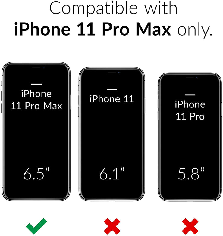 Straps For iPhone 11 Pro MAX (Cross/Neck) with Clear Case - POPnCASE