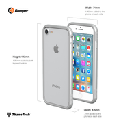 ThanoTech Bumper iPhone 7/8 With Back Protector - POPnCASE