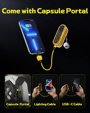 Capsule Gravity Power Bank + Clock + Timer with Cable - POP & CASE