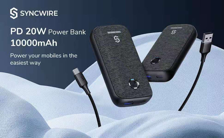 Syncwire power bank 1000mah 20W PD fast charge - POP & CASE