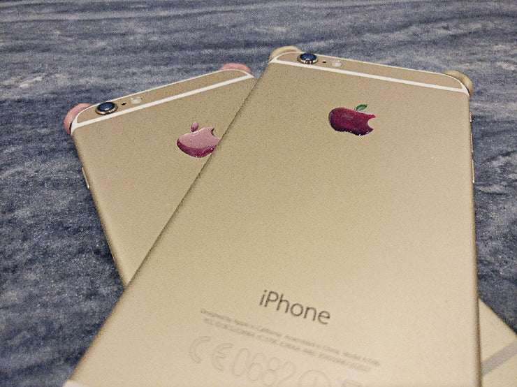 Silver Apple Sticker iPhone 6/7/8 PLUS - POPnCASE