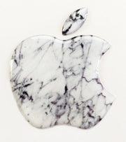 White Marble Apple Sticker iPhone 6/7/8 - POPnCASE